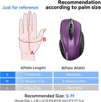 TECKNET Rechargeable Jiggler Wireless Mouse 4800 DPI Silent USB A & Bluetooth - Image 3