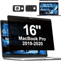 Mamol Privacy Screen MacBook Pro 16 Inch 2019, Magnetic Removable Anti Glare by Mamol