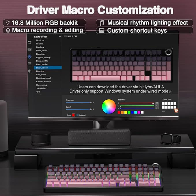 AULA F99 Pro Wireless Mechanical Keyboard - Image 8