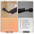 Floor Cord Cover for Wires on Floor Self Adhesive Cord Hider Floor Cable - Image 3