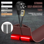 Floor Cord Cover Cavity 0.8"x0.37" Self Adhesive Cord Hider, 10FT Low Profile - Image 4