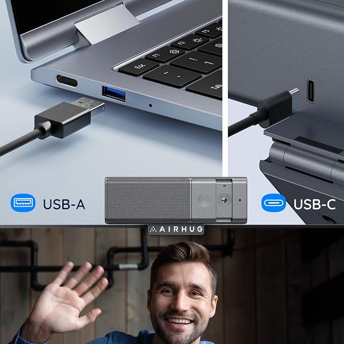 AIRHUG 3 in 1 1080P Webcam - Image 5