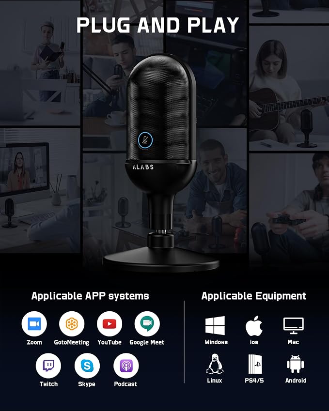 ALABS USB Wireless Cardioid Condenser Microphone - Image 7