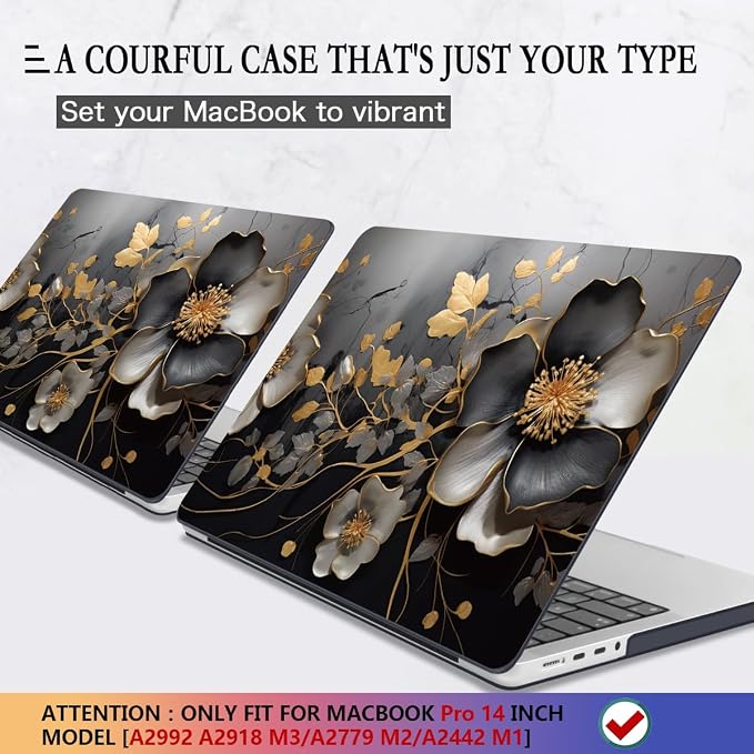 CISSOOK for MacBook Pro 14 inch Case 2024 2023 2022 2021 Release M4 A3401 A3112 - Image 3