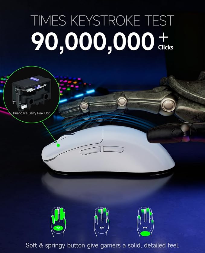 VGN F1 MOBA Wireless Gaming Mouse, 4K Polling Wired/Wireless Gamer Mice - Image 4