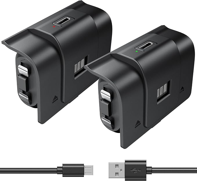 Rechargeable Xbox Controller Battery Pack, Play & Charge Kit by 6amLifestyle
