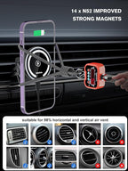 for Magnetic Magsafe Car Mount Charger, Wireless Car Charger - Image 4