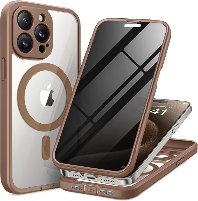 Magnetic for iPhone 15 Pro Max Case, Compatible by TIESZEN