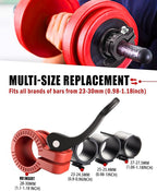 Narrow Barbell Clips 2.5cm Width - Image 2
