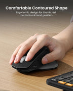 ProtoArc Ergonomic Wireless Keyboard Mouse, EKM01 Plus Full Size Ergo Bluetooth - Image 5