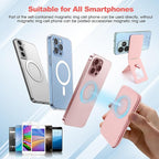 Phone Stand, Foldable Magnetic Phone Tripod, Angle Adjustment & Strong Magnets - Image 3