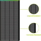 Newpowa PRO 200 Watt 12 Volt Monocrystalline 200W 12V Solar Panel, 9 busbar PV - Image 4