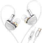 STA-K In Ear Monitor, EarAcoustic Audio HiFi Stereo Wired Earbuds, Hybrid Dual by KINBOOFI