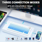 AULA F75 Pro Wireless Mechanical Keyboard, 75% Hot Swappable Custom Keyboard - Image 3