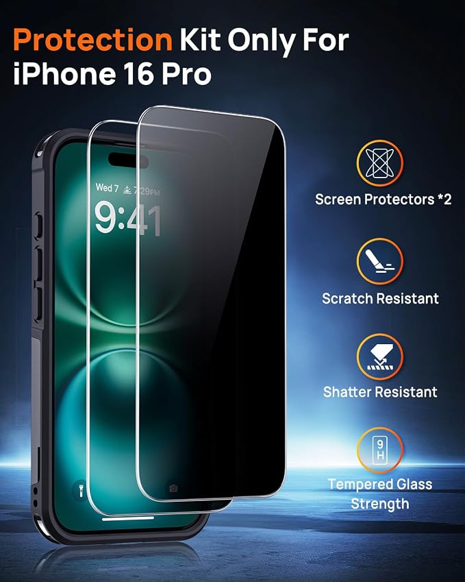 Lanhiem Magnetic for iPhone 16 Pro Case, - Image 2