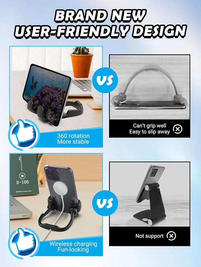 Dad Gifts for Fathers Day from Daughter Son Cell Phone Stand: 2 Pack UPGRADE - Image 7
