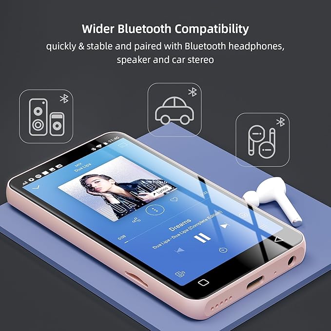 80GB MP3 Player with Bluetooth and WiFi, MP4 MP3 Player with Spotify, Spotify - Image 6