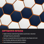 Mollywell Hexagon Acoustic Panels, High Density, Soundproofing, Decorative - Image 5
