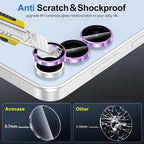 for Samsung Galaxy S24 FE Camera Lens Protector, Individual Metal Ring Tempered - Image 3