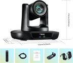 AI Auto Tracking PTZ Camera 3G-SDI/USB3.0/HDMI/LAN PoE 30X Optical and 8X - Image 9