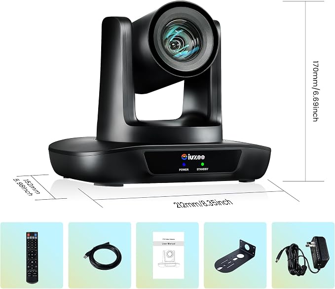 AI Auto Tracking PTZ Camera 3G-SDI/USB3.0/HDMI/LAN PoE 30X Optical and 8X - Image 9