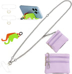 Clip and Go Strap for Phone Silver Metal Chain by Casecond