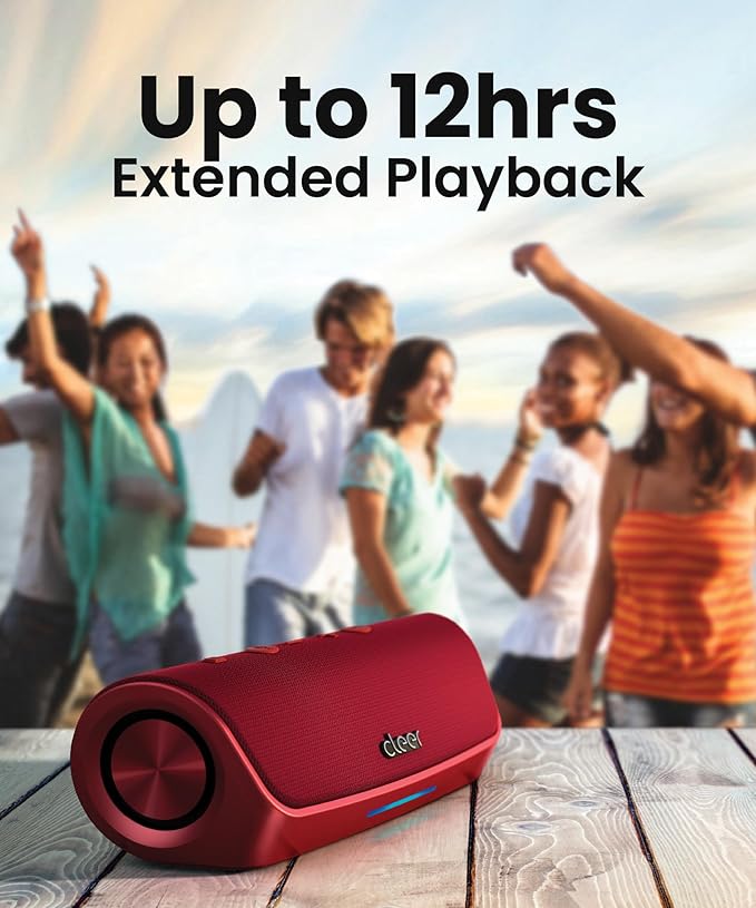 Cleer Scene Portable Bluetooth Speaker, IPX7 Waterproof, Powerful Sound and - Image 5