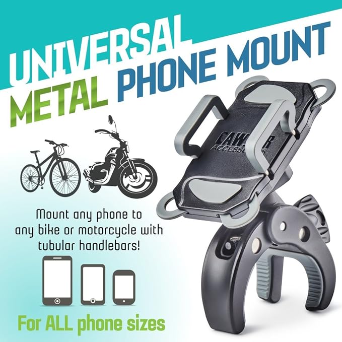 CAW.CAR Accessories Metal Bike & Motorcycle Phone Mount - Image 2