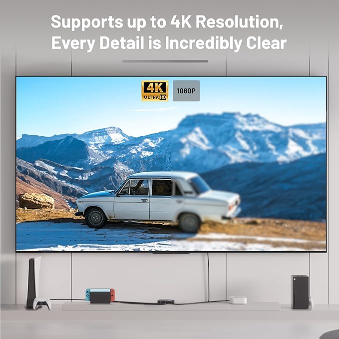 NEWCARE HDMI Switch 3 in 1 Out, 4K@60Hz HDMI 2.0 Switch - Image 5