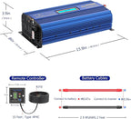 Power Inverter 2000w DC 12V to AC 120V ETL UL458 Compatible - Image 3