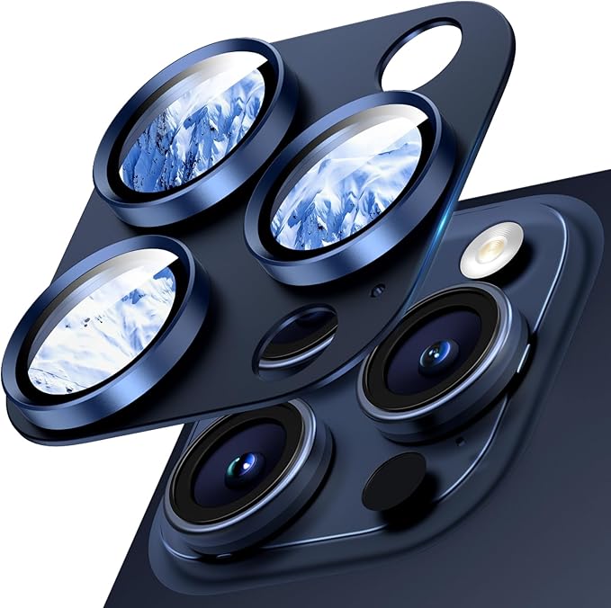 Camera Lens Protector for iPhone 16 Pro Max/16 Pro/iPhone 15 Pro Max/15 by WumigooProducts