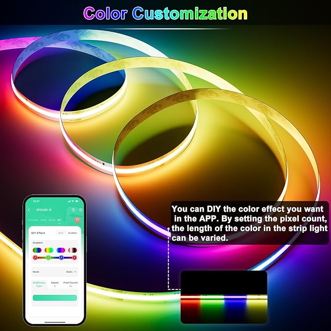 PAUTIX Wi-Fi+Bluetooth Music Pixel LED Smart Controller Kit SP548E, Compatible - Image 5