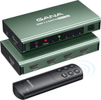 HDMI Switch 5 in 1 Out 4K@60Hz, GANA HDMI Splitter Switcher by GANA