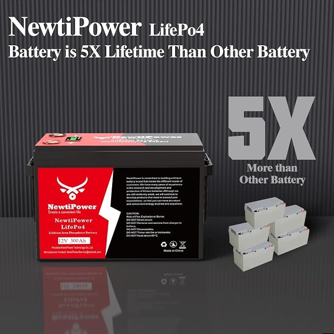 12V 300Ah Golf Cart Lithium LiFePO4 Battery - Image 4