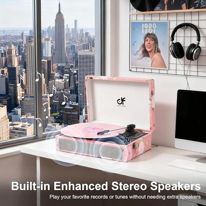 Vinyl Record Player Bluetooth - Image 5