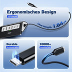 USB C Hub 10Gbps, 9-in-1 USB C Docking station - Image 3