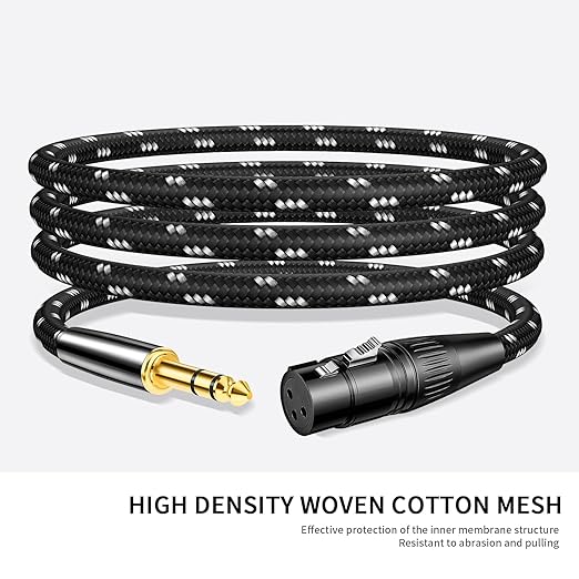 Kumiho XLR Female to 1/4 Inch 6.35mm TRS Stereo Cable Hi-Fi Balanced - Image 6