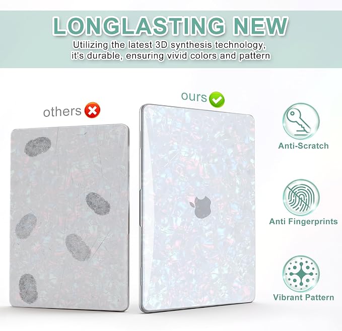 B BELK Compatible with MacBook Air 13 inch Case 2025 2024 2023 2022 M4 M3 M2 - Image 5