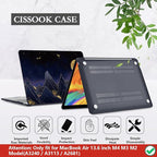CISSOOK Compatible with MacBook Air 13.6 inch Case 2022 2024 2025 Release Model - Image 6