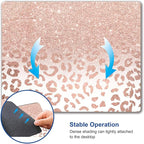Mouse Pad, Animal Print Mouse Pad Custom Design, Square Waterproof Mouse Pad - Image 6