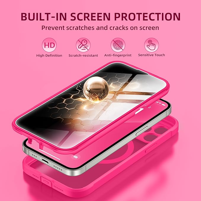 BERFY Magnetic for iPhone 13 Pro Max Case, Compatible - Image 3