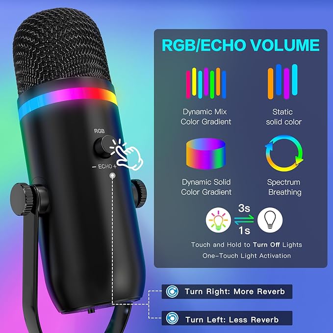 ZealSound Podcast Microphone for PC/Mac/iPhone – USB Studio Mic - Image 6