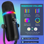 ZealSound Podcast Microphone for PC/Mac/iPhone – USB Studio Mic - Image 6