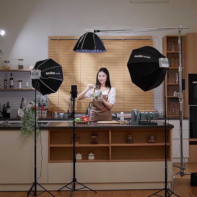 Godox ML100Bi Bi-Color LED Video Light, 120W 34300Lux@1M CRI 97+ TLCI 98+ - Image 5