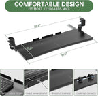 Extra Large Keyboard Tray Under Desk - Image 7