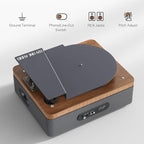 1 by ONE All-in-One Vinyl Record Player, HiFi Turntable Built-in Speakers - Image 4