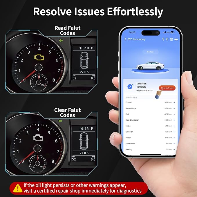 OBD2 Scanner for Car Bluetooth 5.4 - Image 4