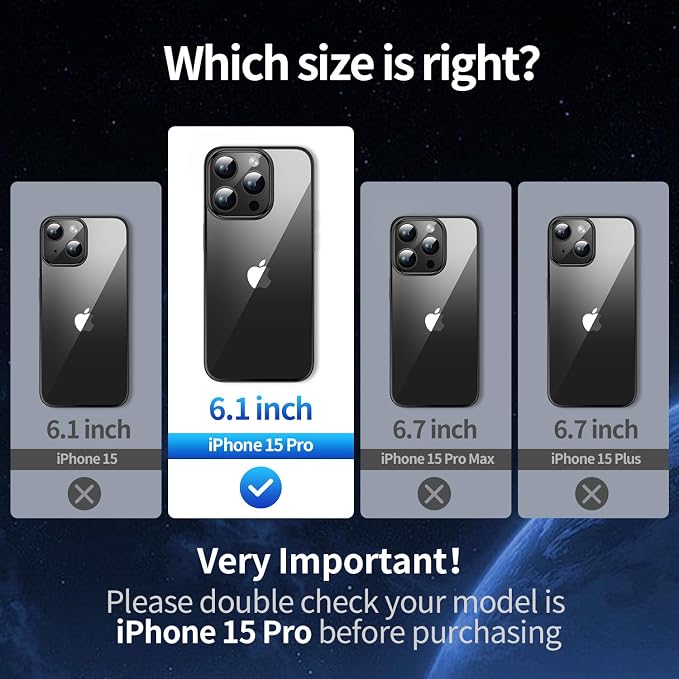 Camera Stand Case for iPhone 15 Pro, 2024 Version Military Grade Protective - Image 6