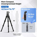 SIRUI Lightweight Mini Tripod, 1.9lbs Aluminum Desktop Table Tripod - Image 3
