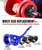 Narrow Barbell Clips 2.5cm Width - Image 2
